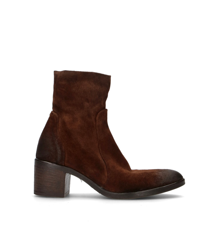 STRATEGIA Tronchetto donna marrone in suede