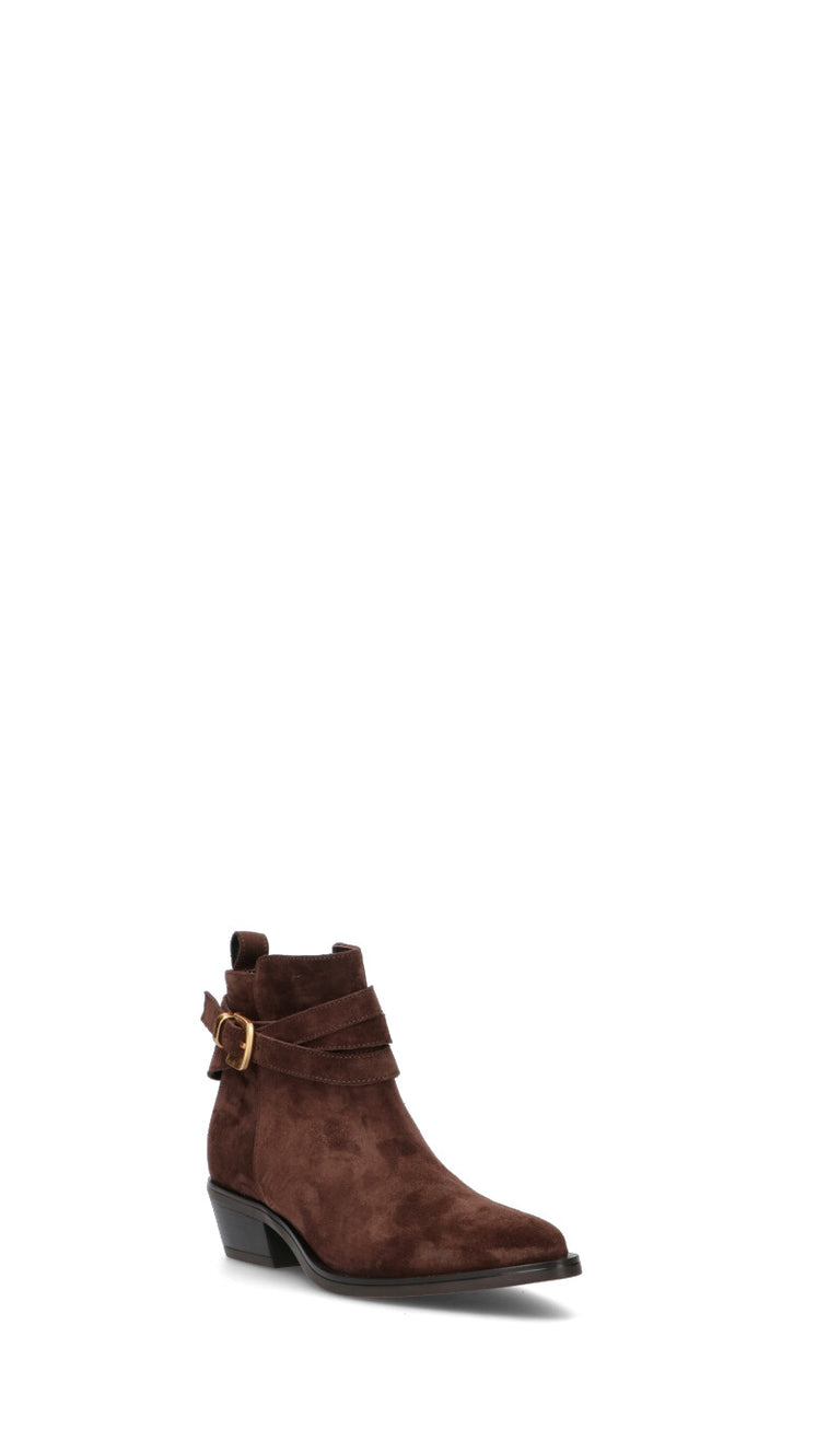 CARMENS Tronchetto donna marrone in suede
