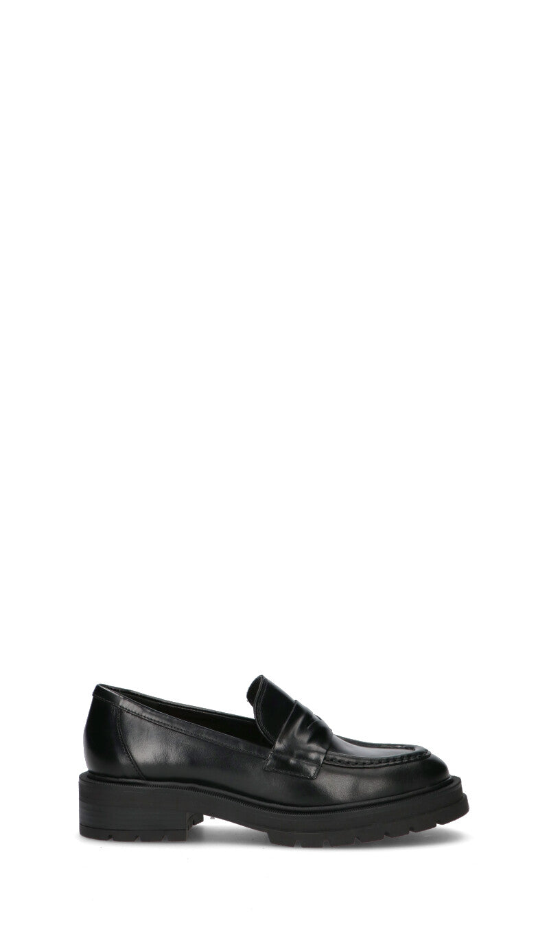 CARMENS Mocassino donna nero in pelle