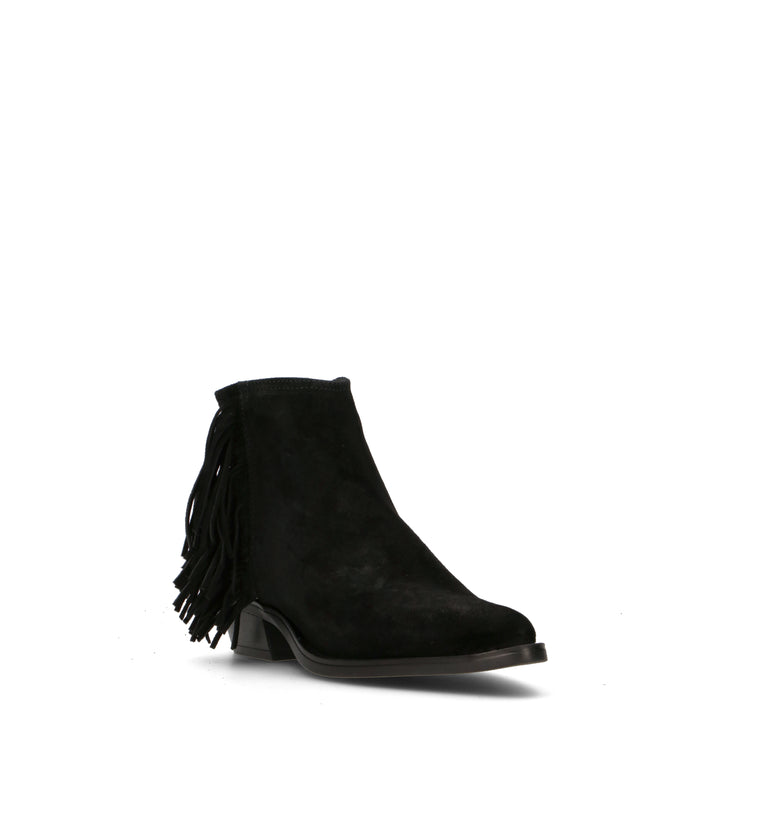 CARMENS Tronchetto donna nero in suede