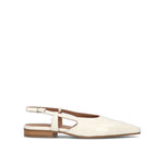CARMENS Slingback donna bianca in pelle