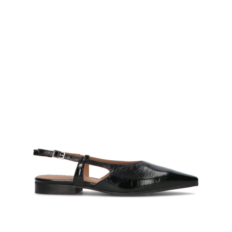 CARMENS Slingback donna nera in pelle