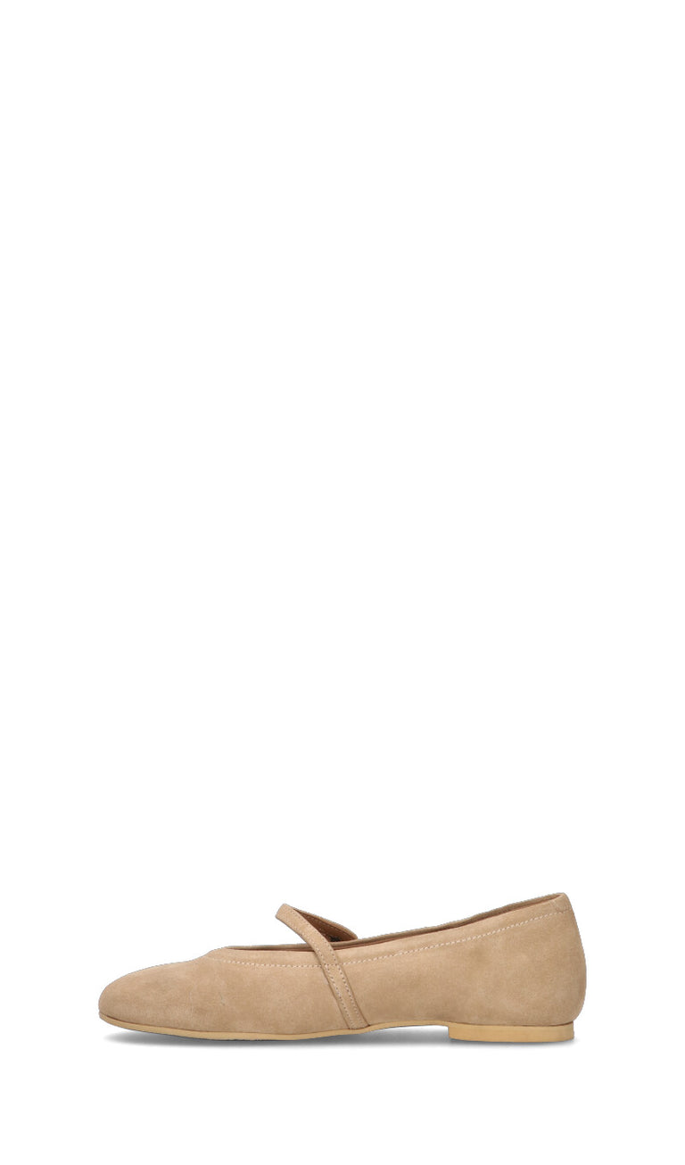 CARMENS Ballerina donna beige in suede