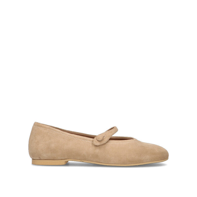 CARMENS Ballerina donna beige in suede