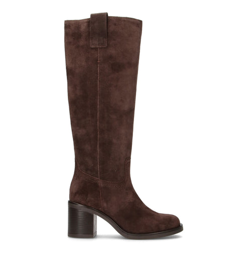 CARMENS Stivale donna marrone in suede