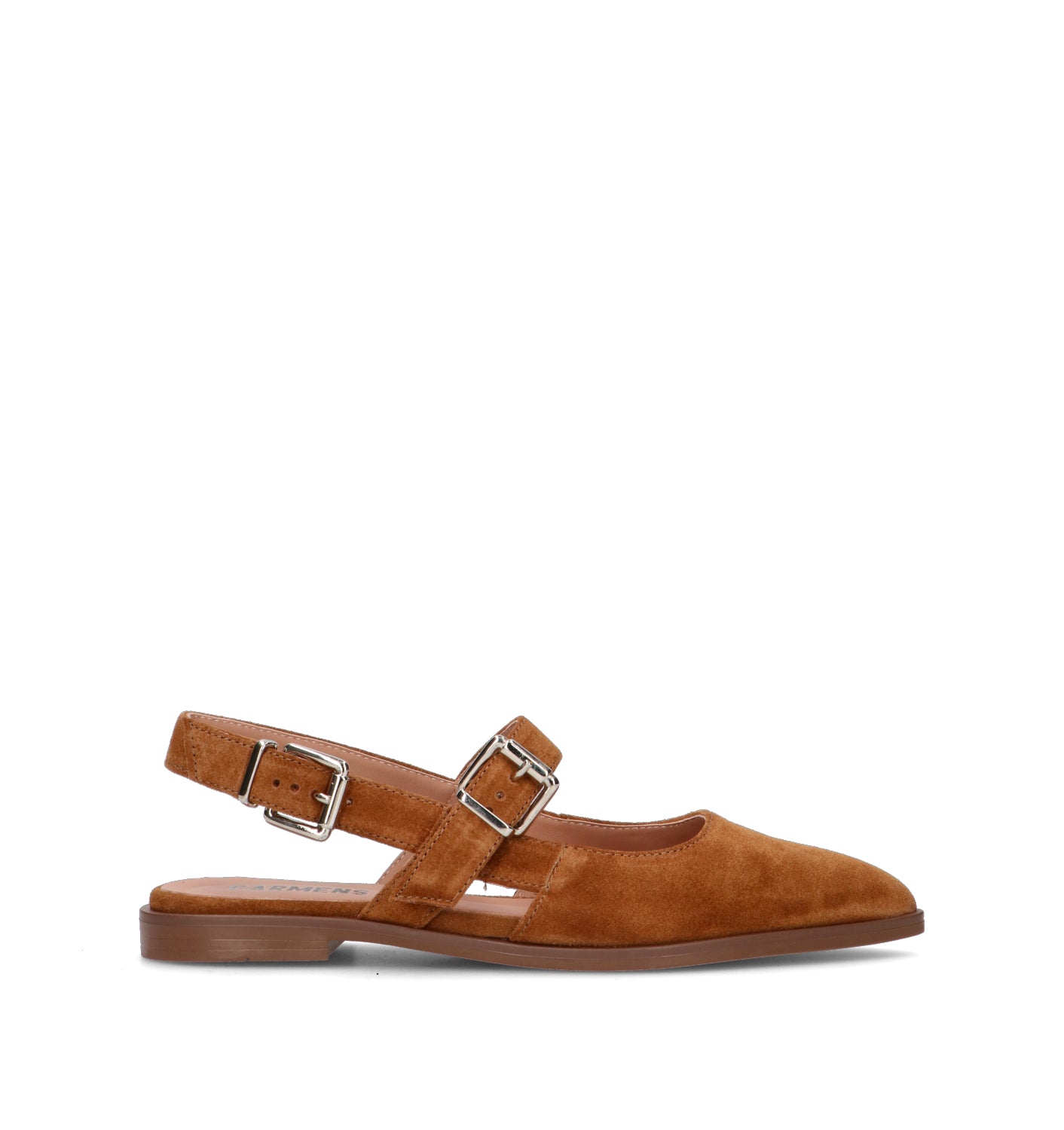 CARMENS Slingback donna marrone in suede