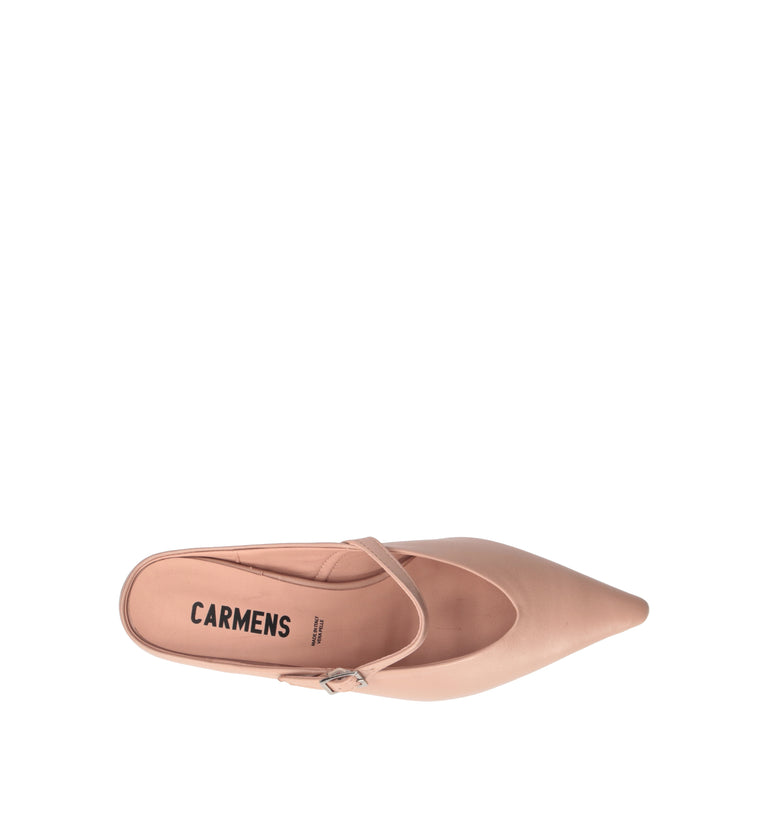 CARMENS Sabot donna nude in pelle