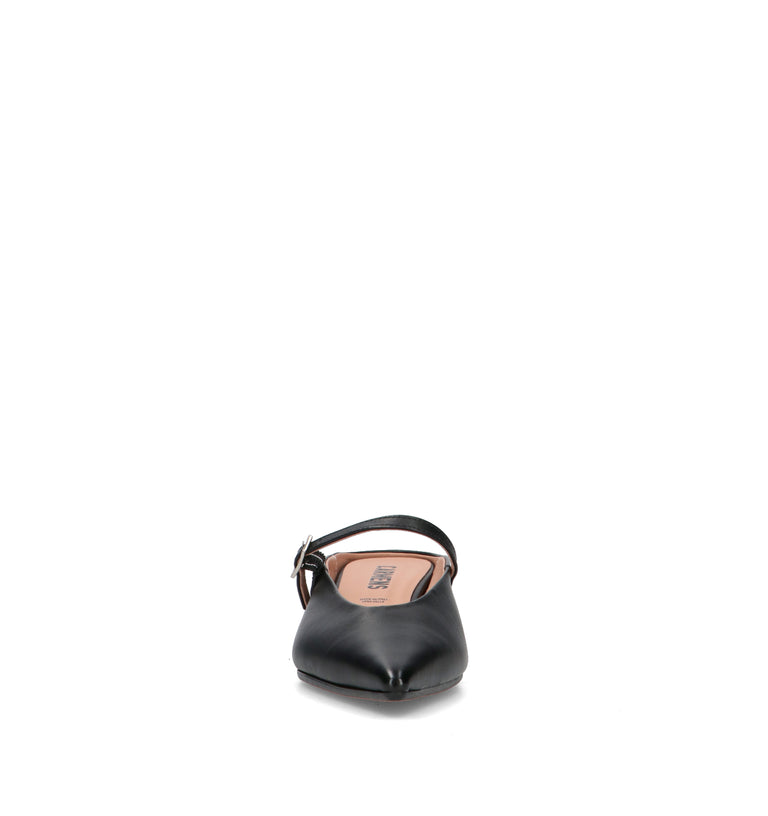 CARMENS Sabot donna nero in pelle