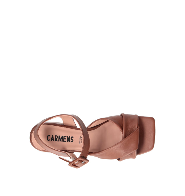 CARMENS Sandalo donna cuoio in pelle