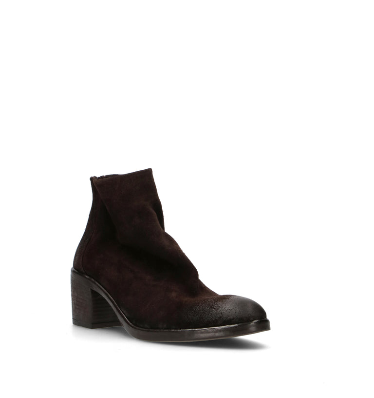 STRATEGIA Tronchetto donna marrone in suede