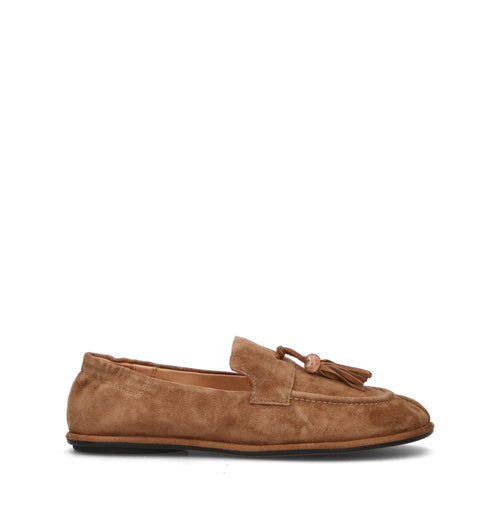 INUOVO Mocassino donna marrone in suede