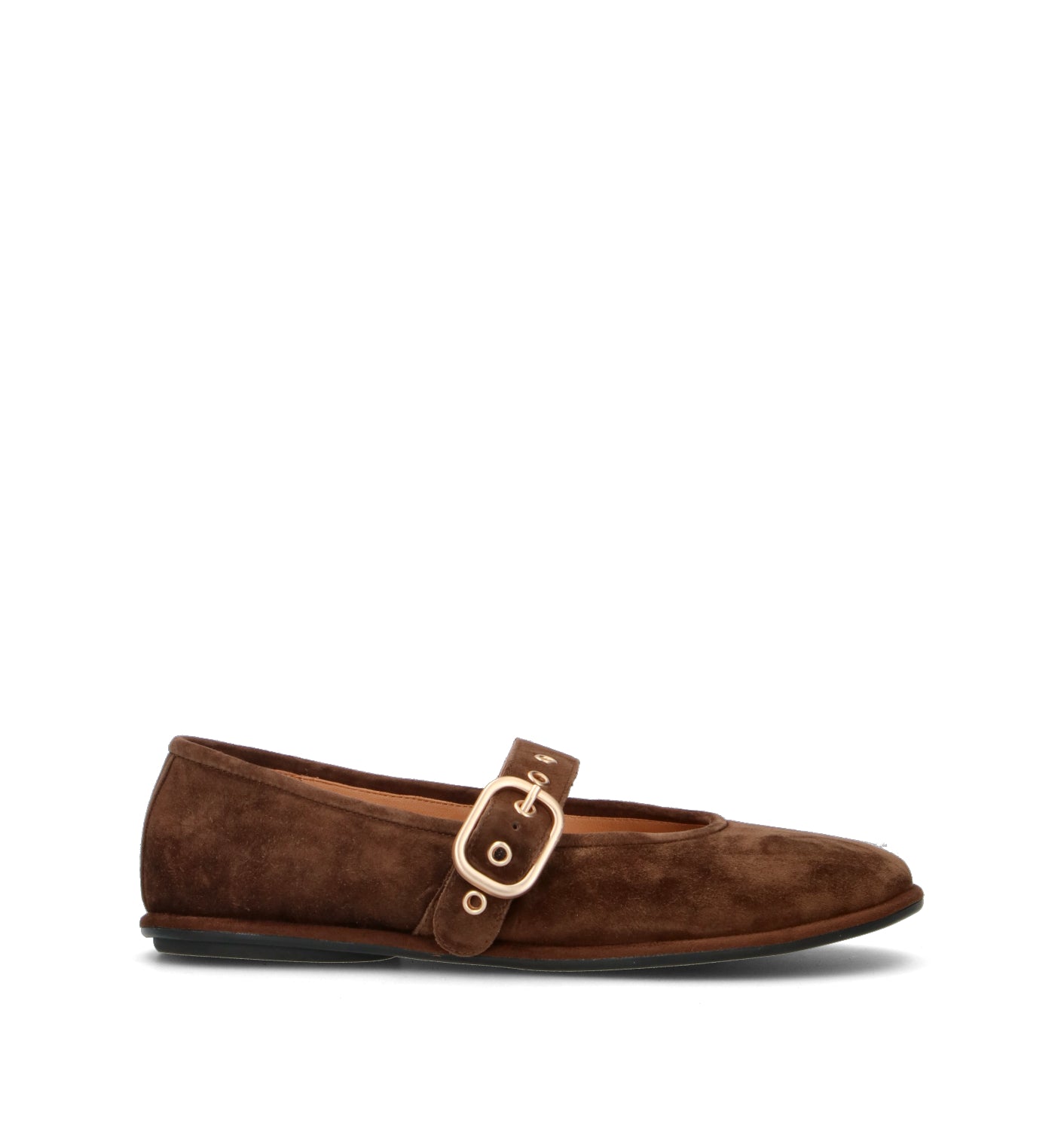 INUOVO Ballerina donna marrone in suede