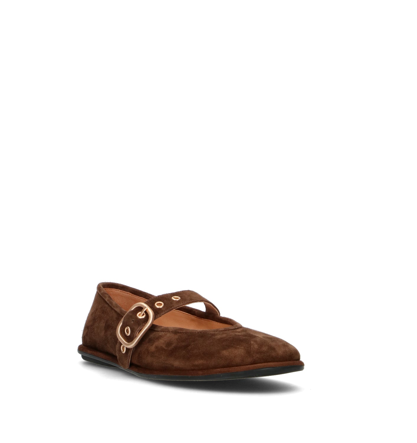 INUOVO Ballerina donna marrone in suede
