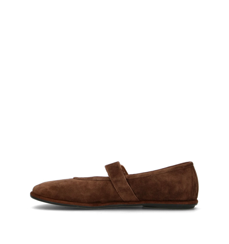 INUOVO Ballerina donna marrone in suede