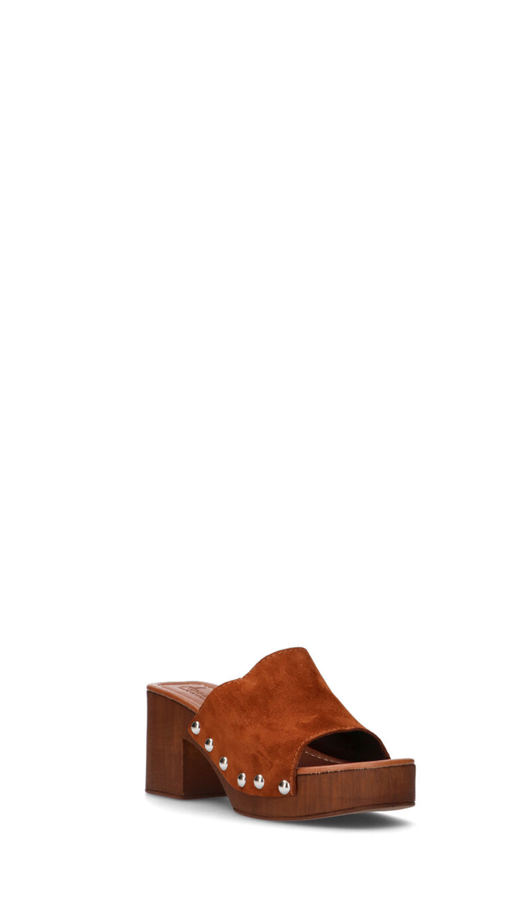 A.ENNIE  Zoccolo donna marrone in suede