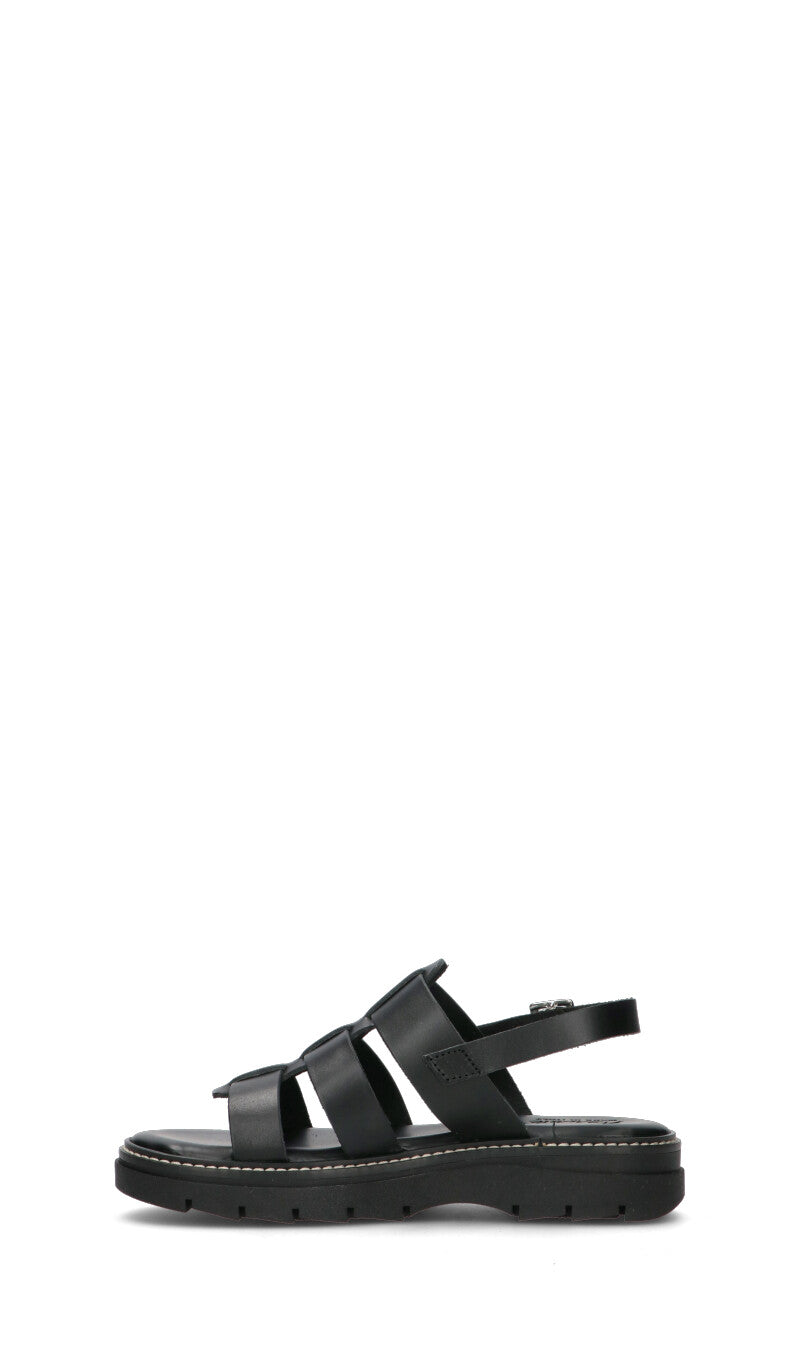 A.ENNIE Sandalo donna nero in pelle