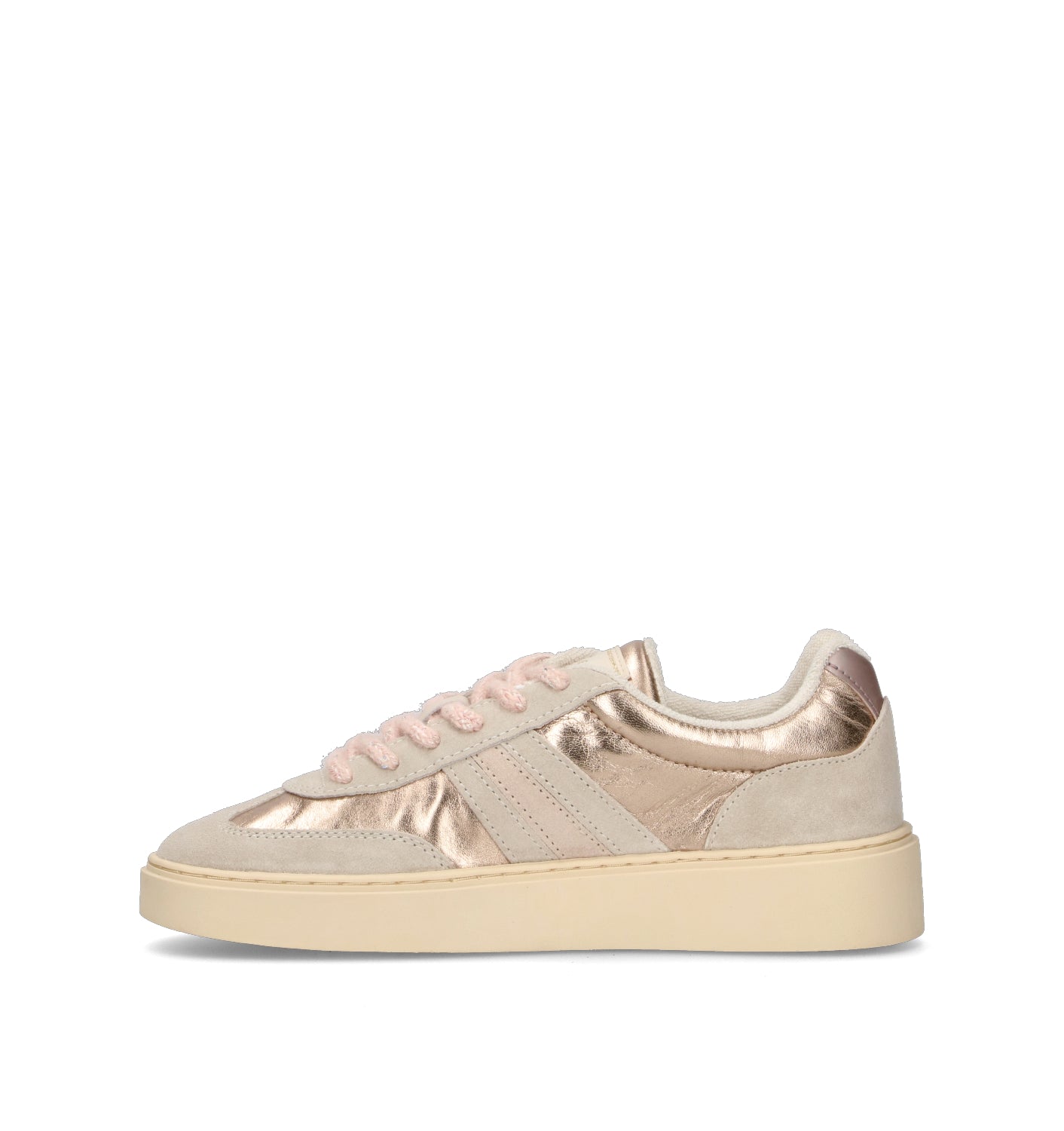 SERAFINI Sneaker donna bronzo/beige in pelle