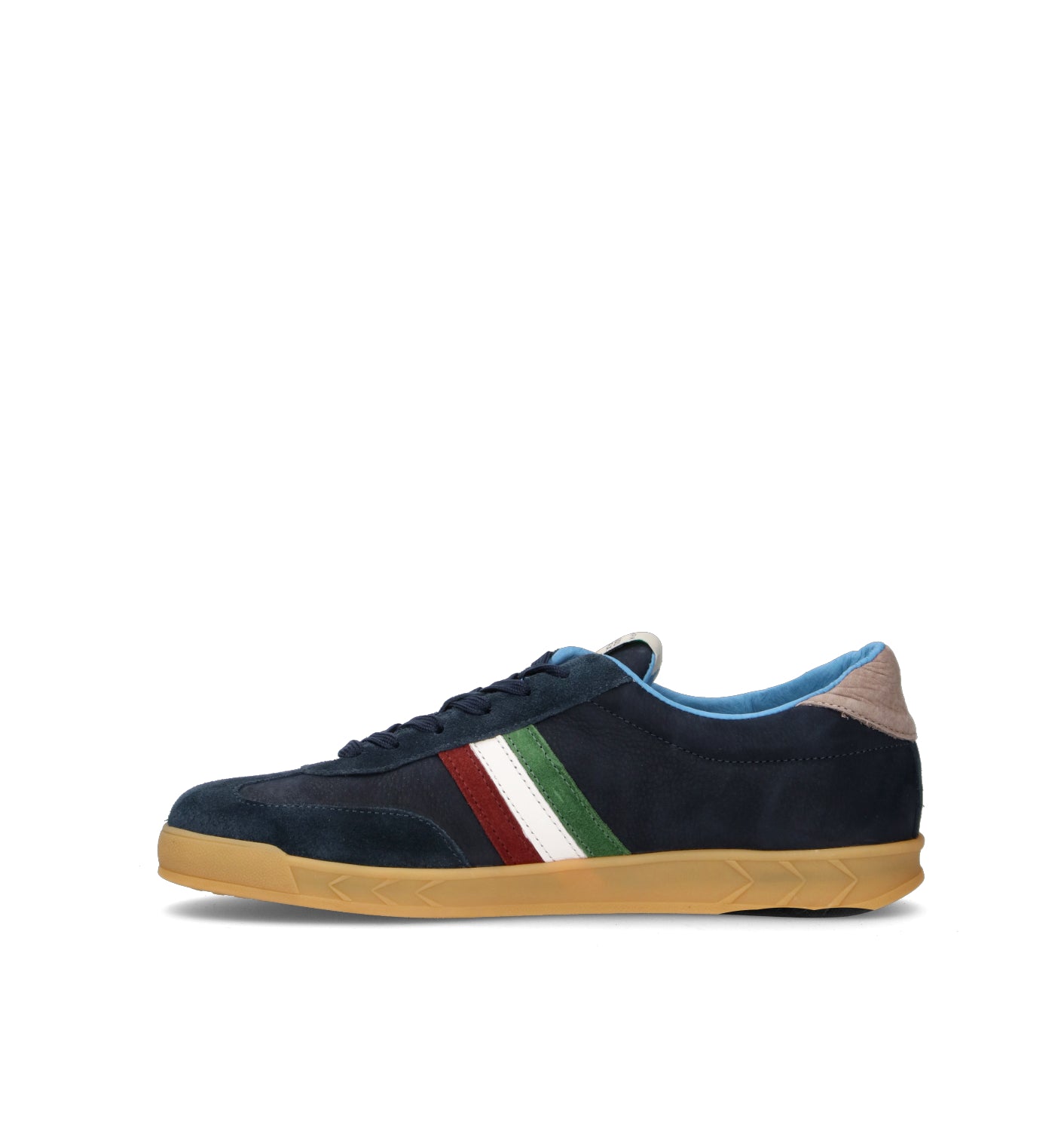 SERAFINI Sneaker uomo blu in suede