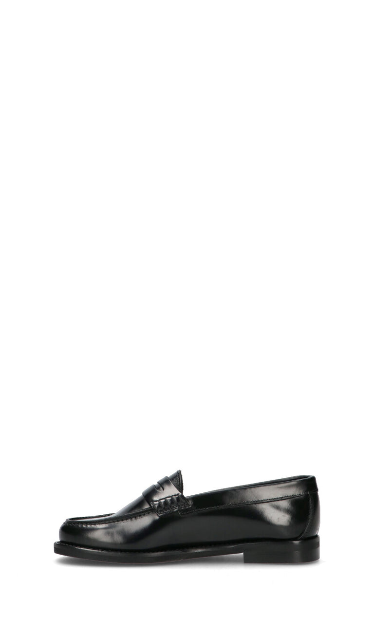 ANTICO MASTRO Mocassino donna nero in pelle