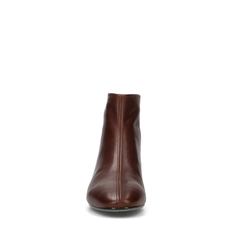 LOAFER Tronchetto donna marrone in pelle