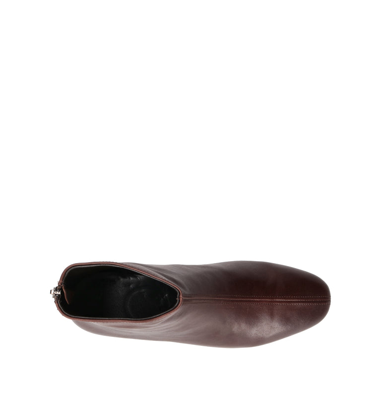 LOAFER Tronchetto donna marrone in pelle