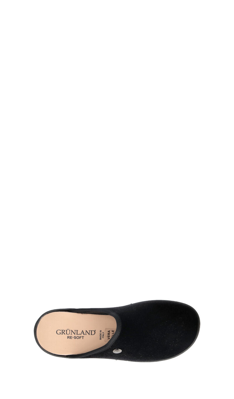 GRUNLAND Ciabatta donna nera
