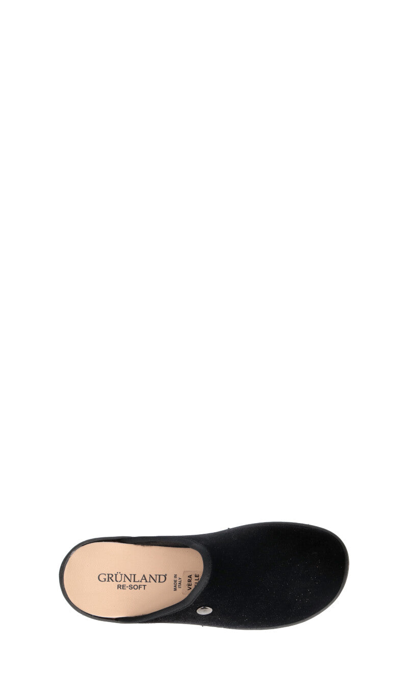 GRUNLAND Ciabatta donna nera