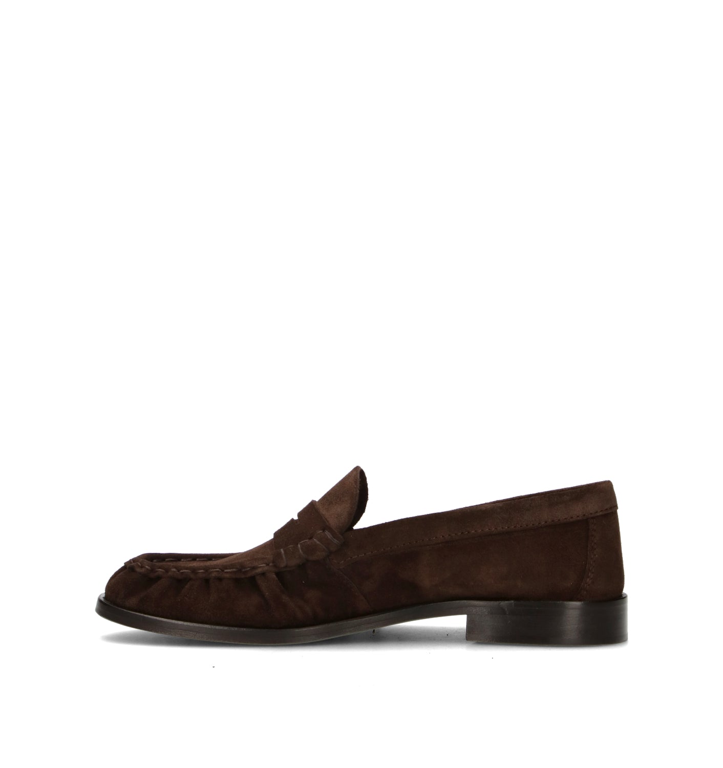 ANTICO MASTRO Mocassino uomo testa di moro in suede