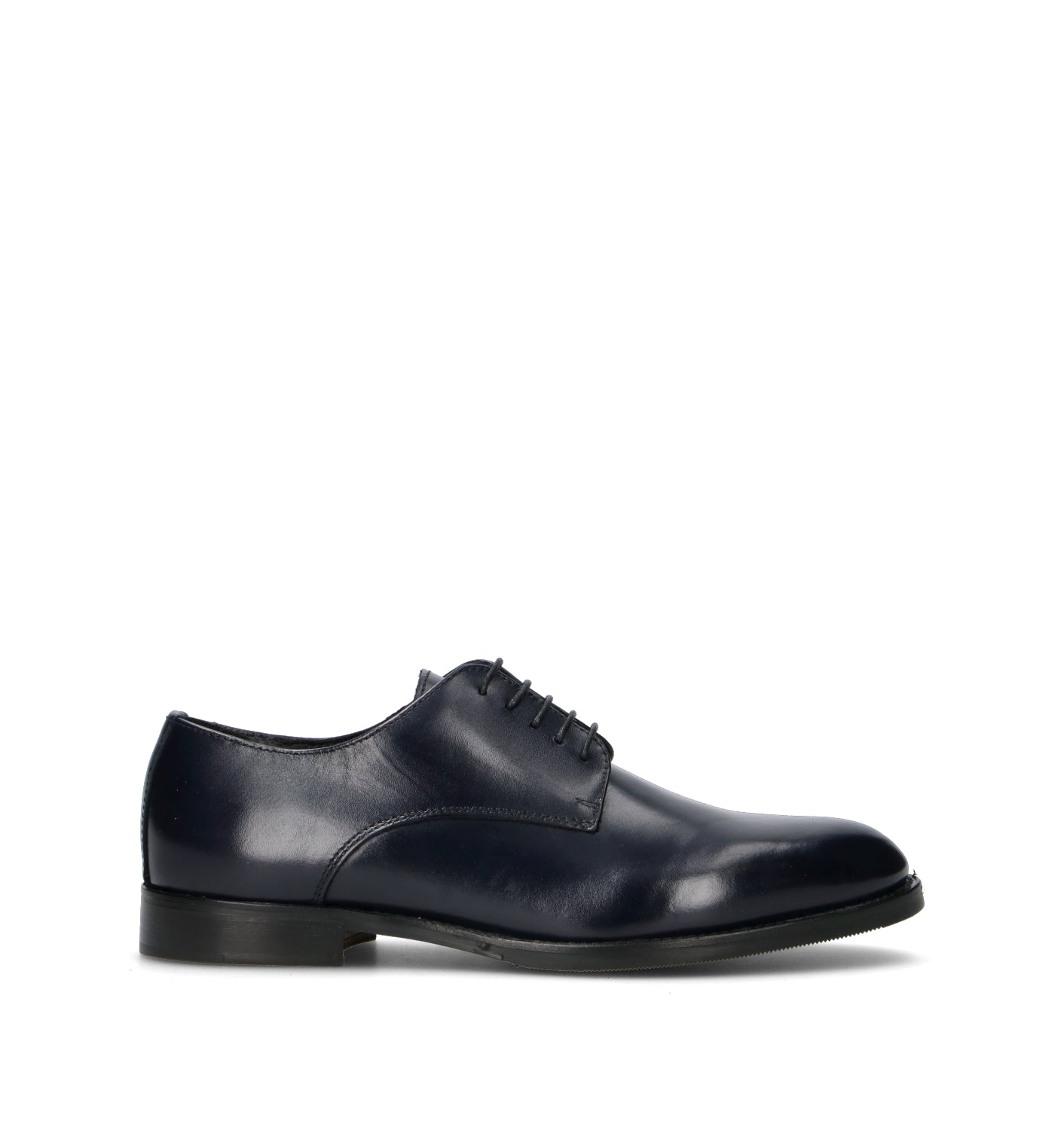 ANTICO MASTRO Stringata uomo blu in pelle