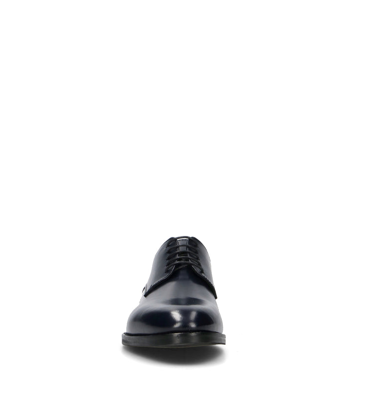 ANTICO MASTRO Stringata uomo blu in pelle