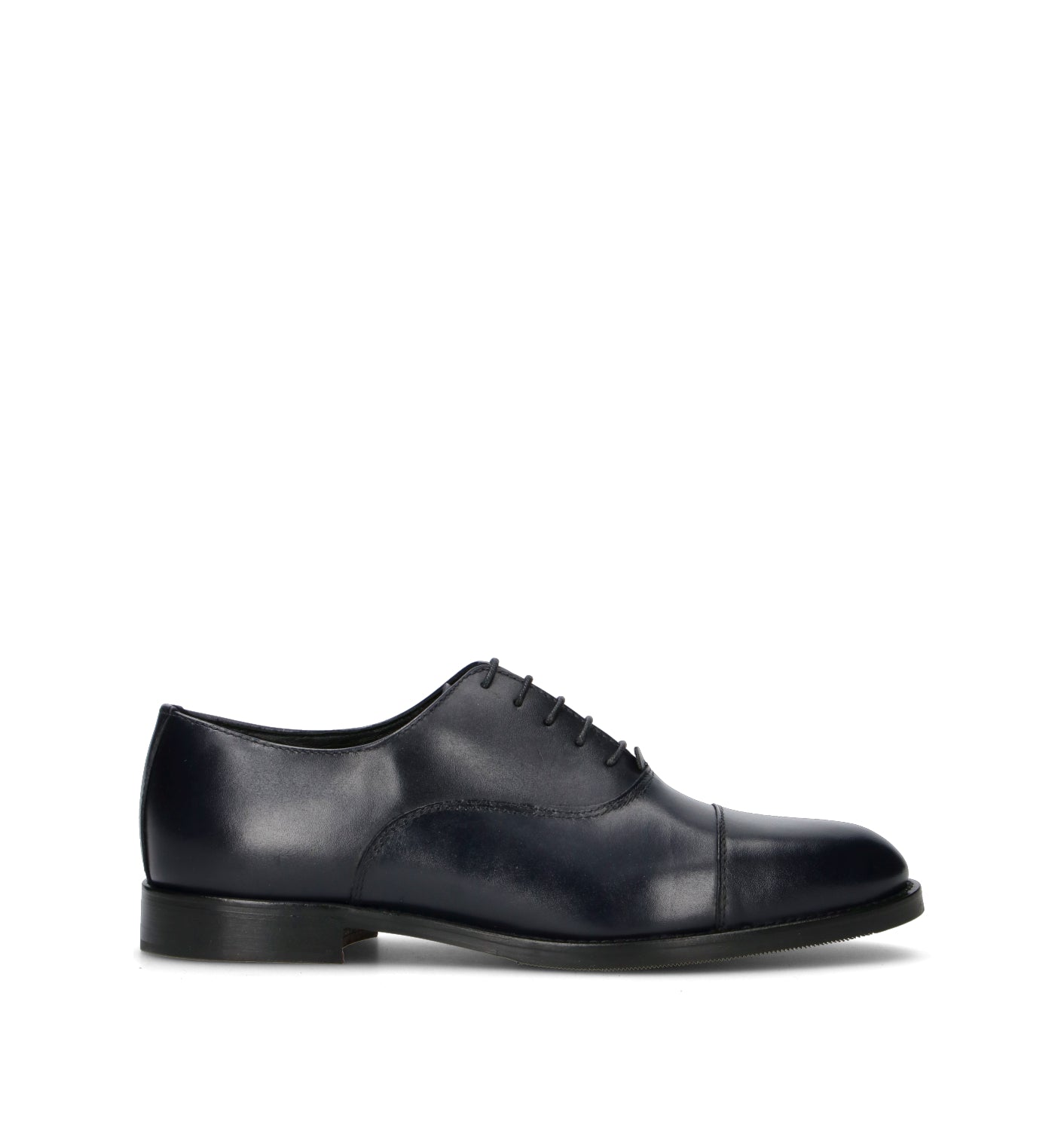 ANTICO MASTRO Stringata uomo blu in pelle