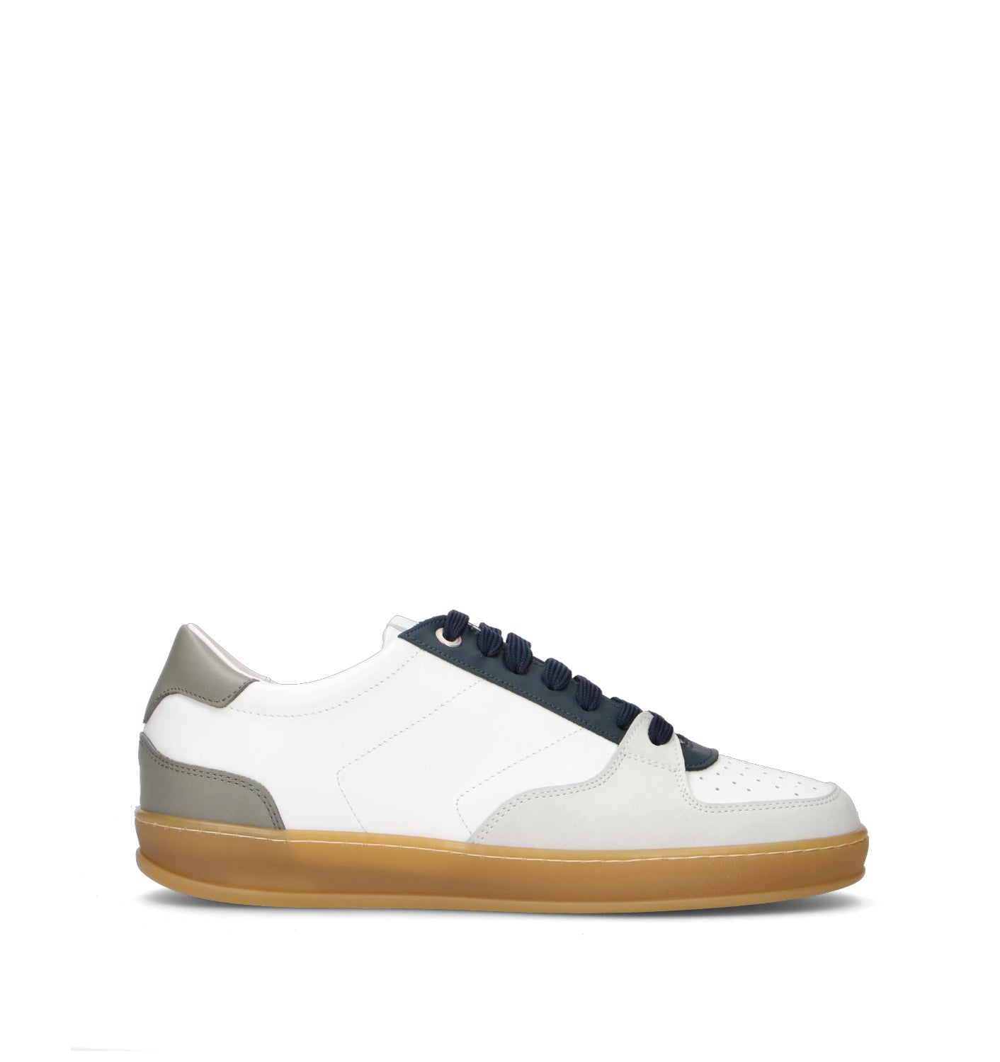 ANTICO MASTRO Sneaker uomo bianca in pelle
