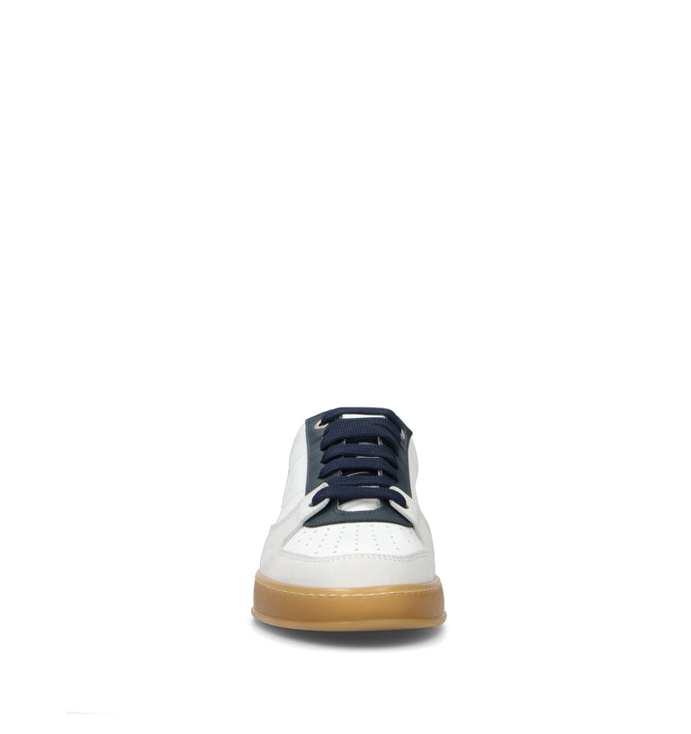 ANTICO MASTRO Sneaker uomo bianca in pelle