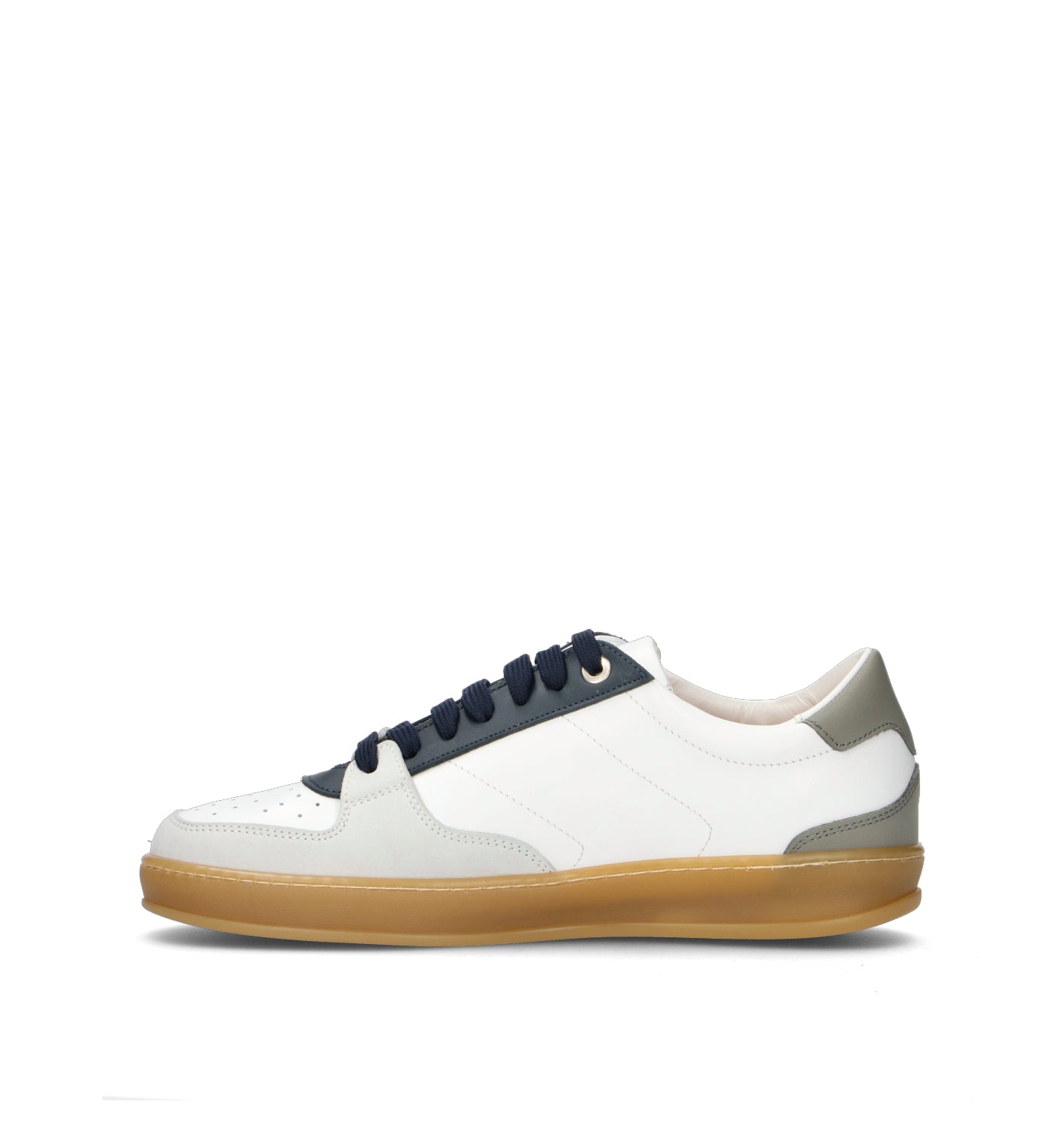 ANTICO MASTRO Sneaker uomo bianca in pelle