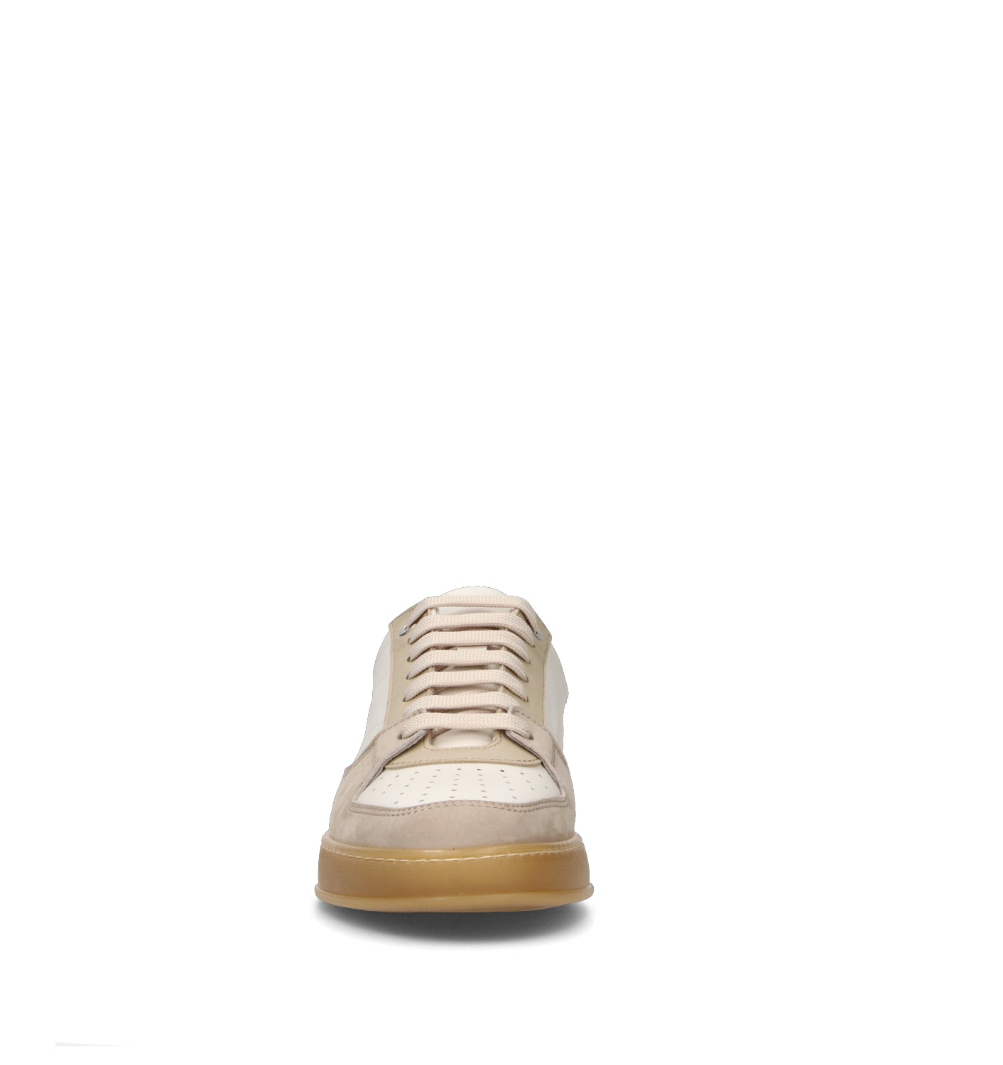 ANTICO MASTRO Sneaker uomo bianca in pelle
