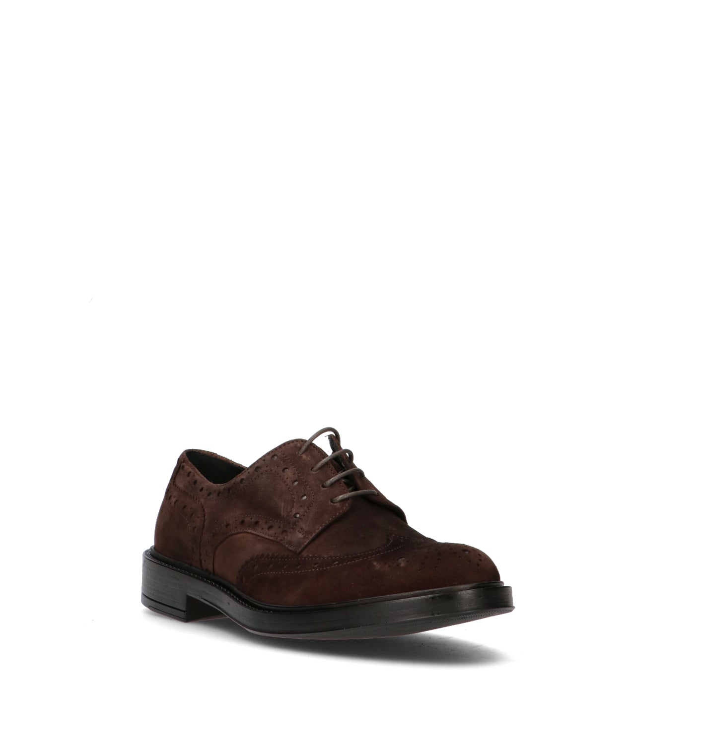 ANTICO MASTRO Stringata uomo testa di moro in suede