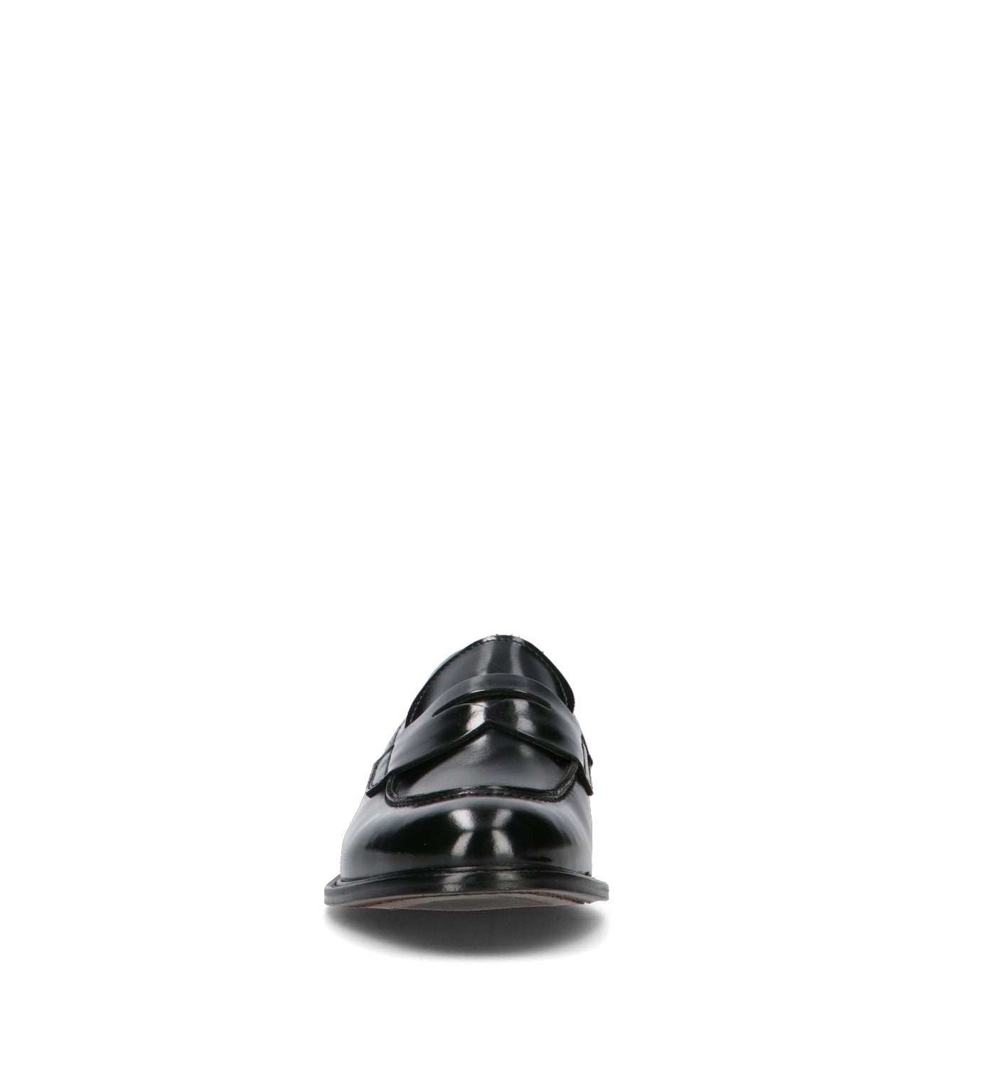 ANTICO MASTRO Mocassino uomo nero in pelle