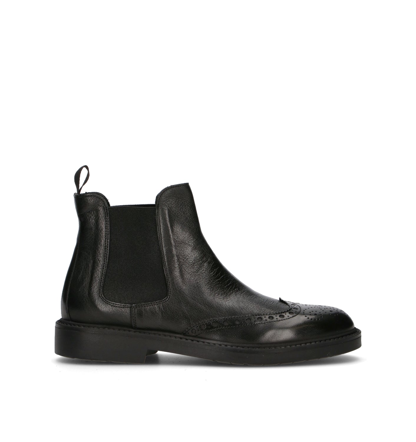 ANTICO MASTRO Beatles uomo nero in pelle