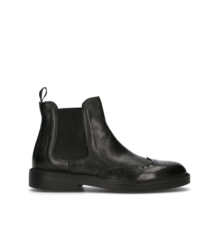 ANTICO MASTRO Beatles uomo nero in pelle