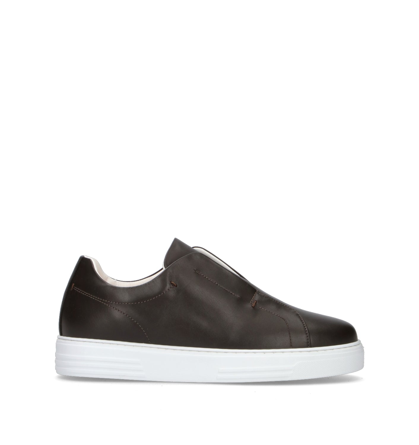 ANTICO MASTRO Sneaker uomo testa di moro in pelle