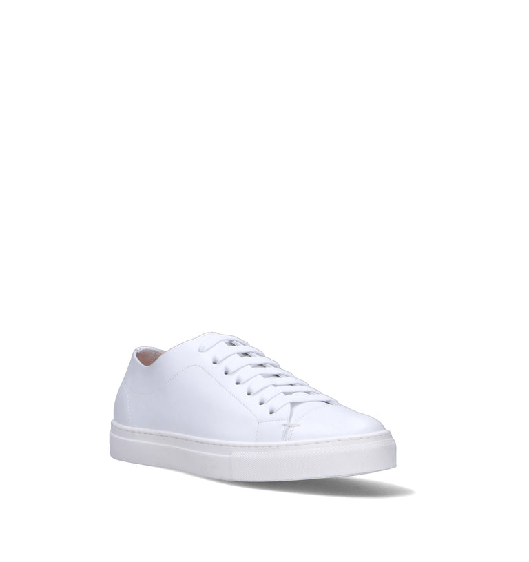 ANTICO MASTRO Sneaker uomo bianca in pelle