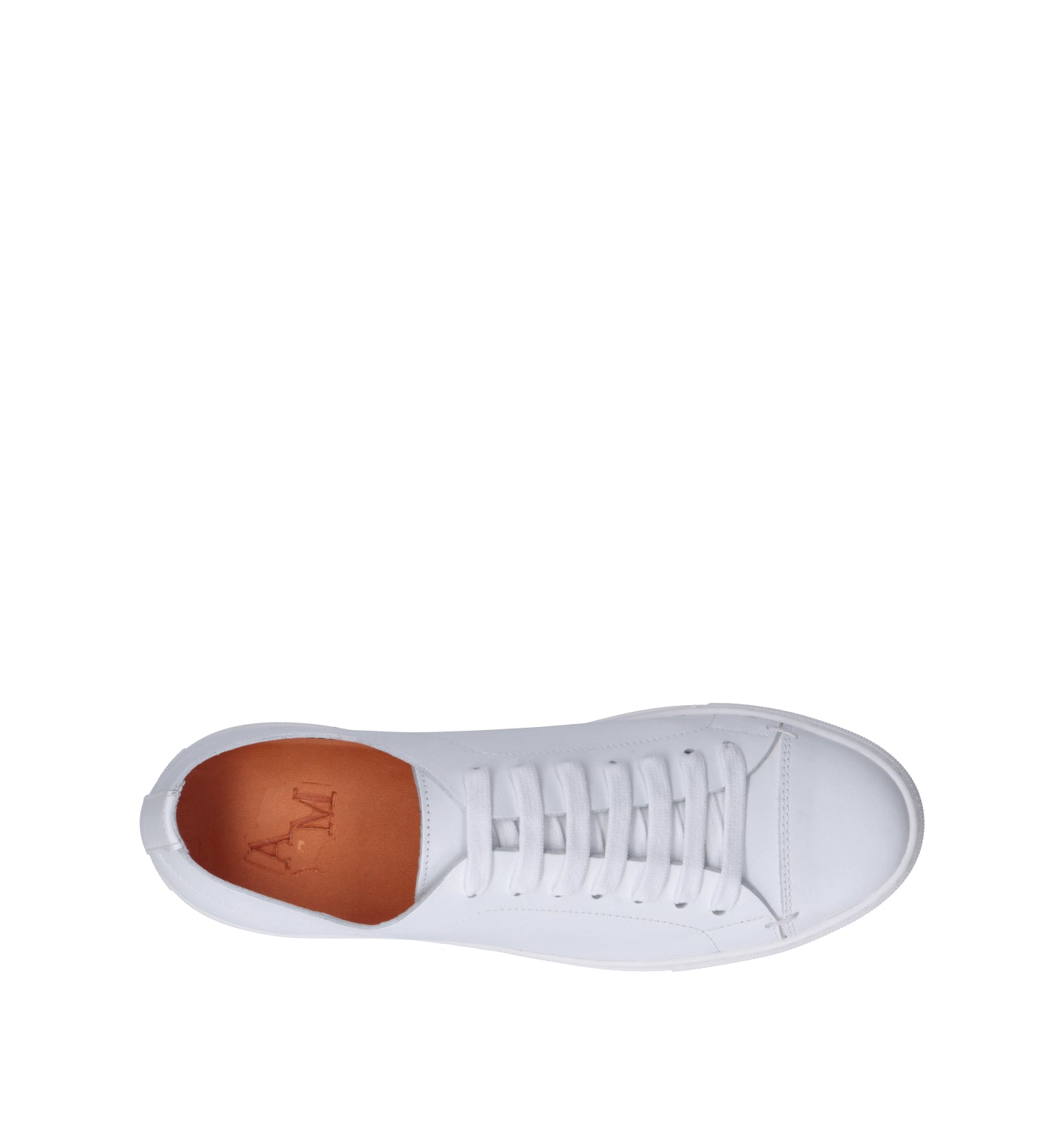 ANTICO MASTRO Sneaker uomo bianca in pelle