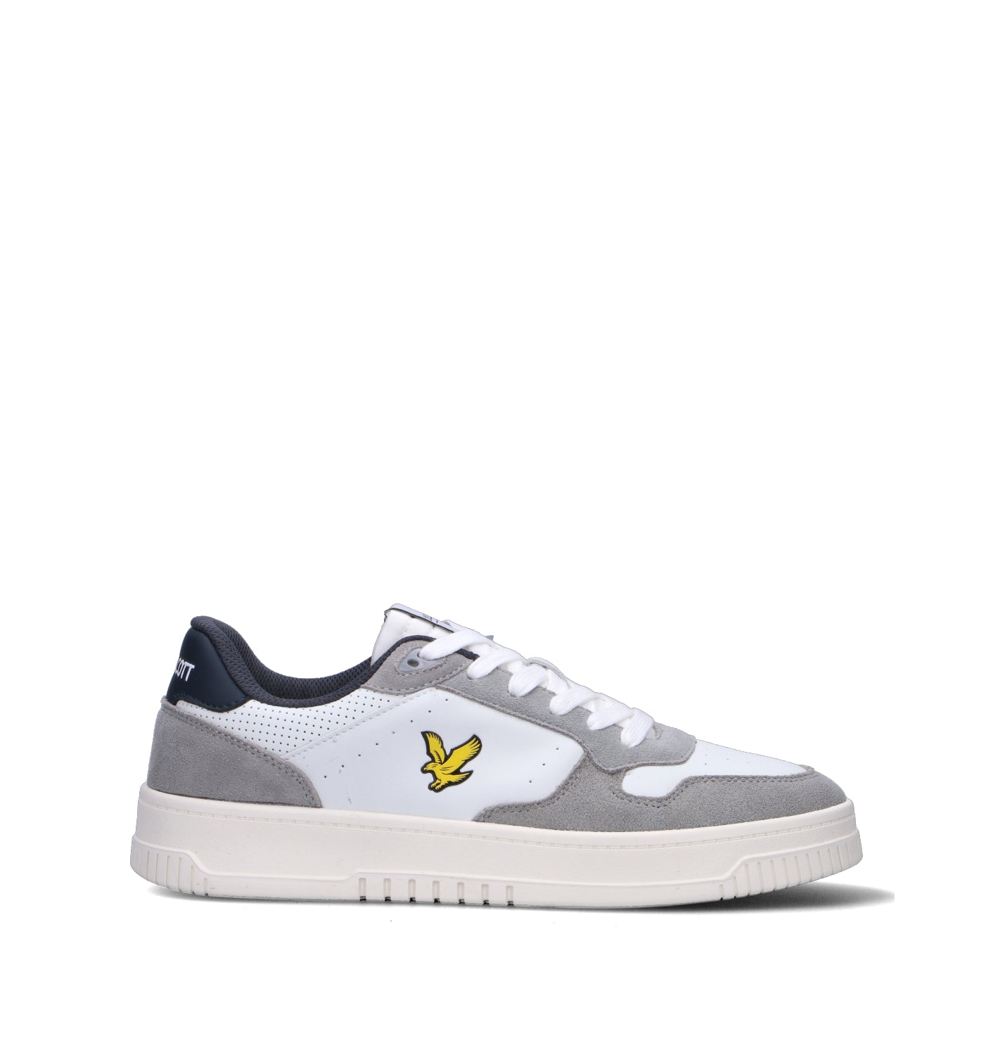 LYLE & SCOTT Sneaker uomo bianca/grigia
