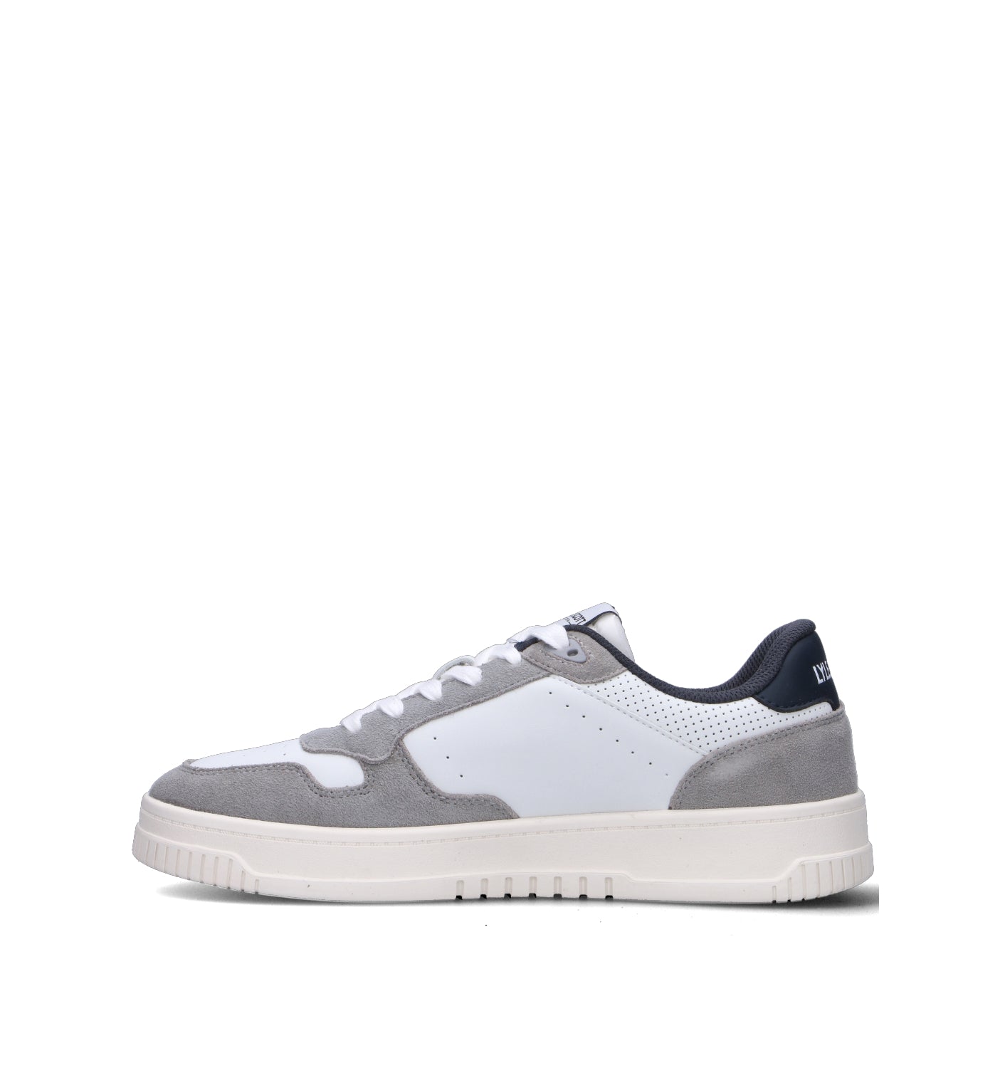 LYLE & SCOTT Sneaker uomo bianca/grigia