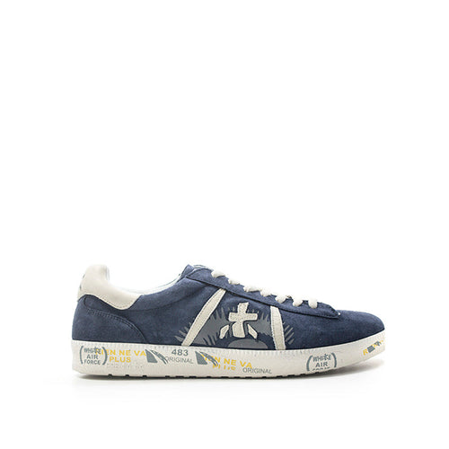 PREMIATA ANDY Sneaker uomo blu in suede