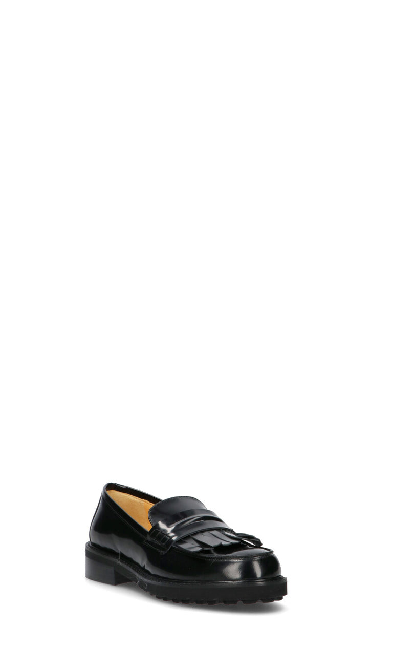 ALESSANDRA PELUSO Mocassino donna nero in pelle
