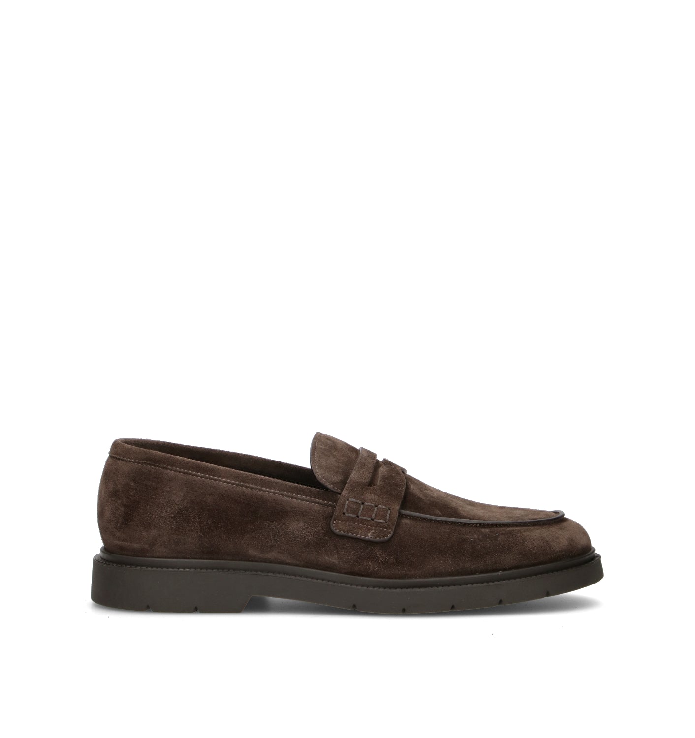 STURLINI Mocassino uomo marrone in suede