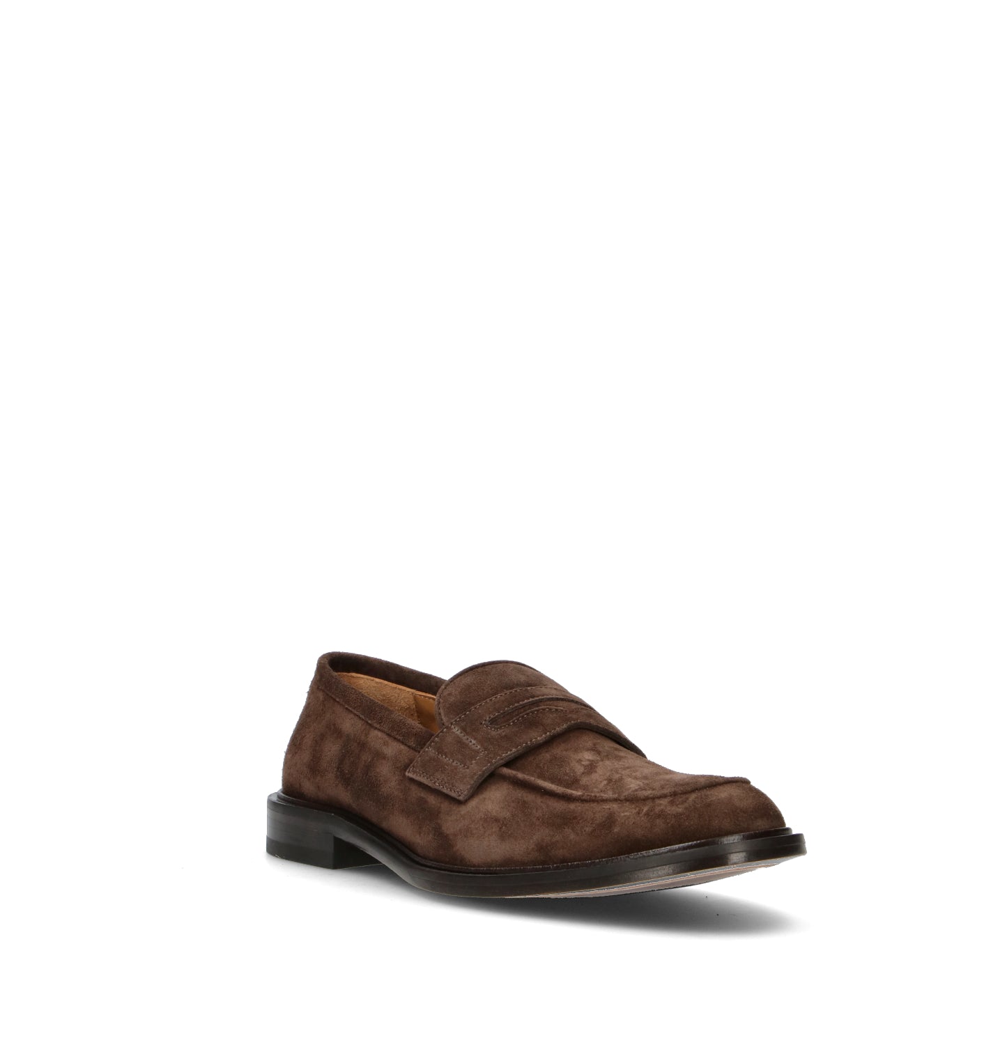 STURLINI Mocassino uomo marrone in suede