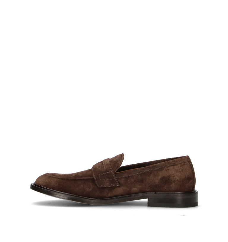 STURLINI Mocassino uomo marrone in suede