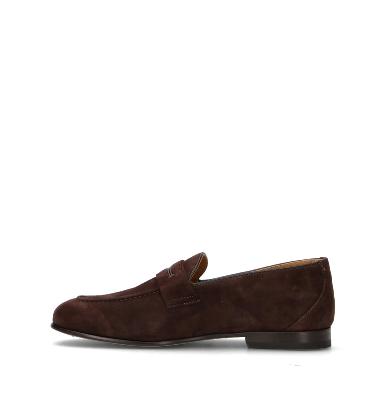 STURLINI Mocassino uomo testa di moro in suede